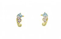 Pendientes Misis Mujer POSIDONE in Plata Zircone OR10388